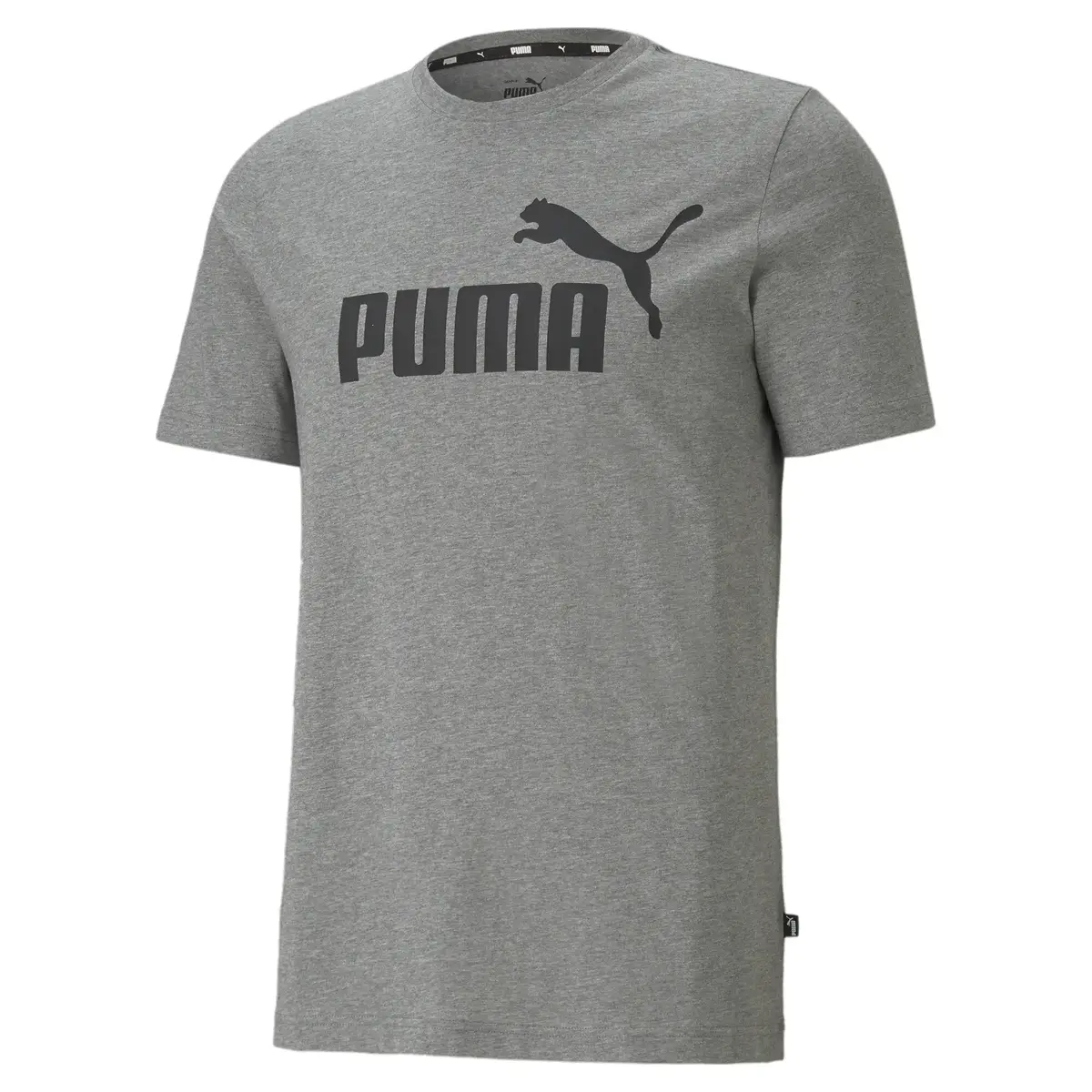 Puma ESS Logo Tee Gri Erkek T-Shirt