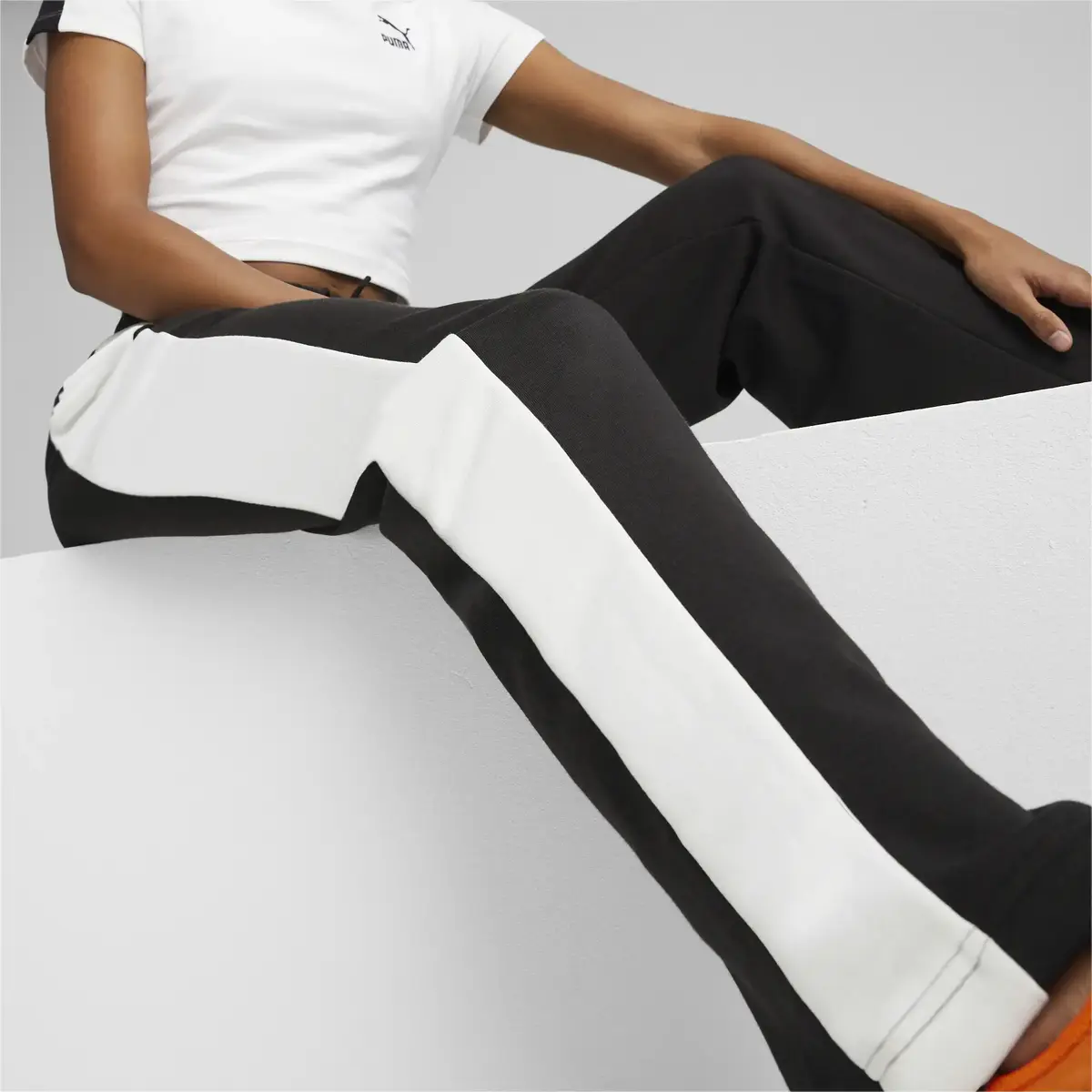 Puma ICONIC T7 Straight leg Track Pants TR Siyah Kadın Eşofman Altı