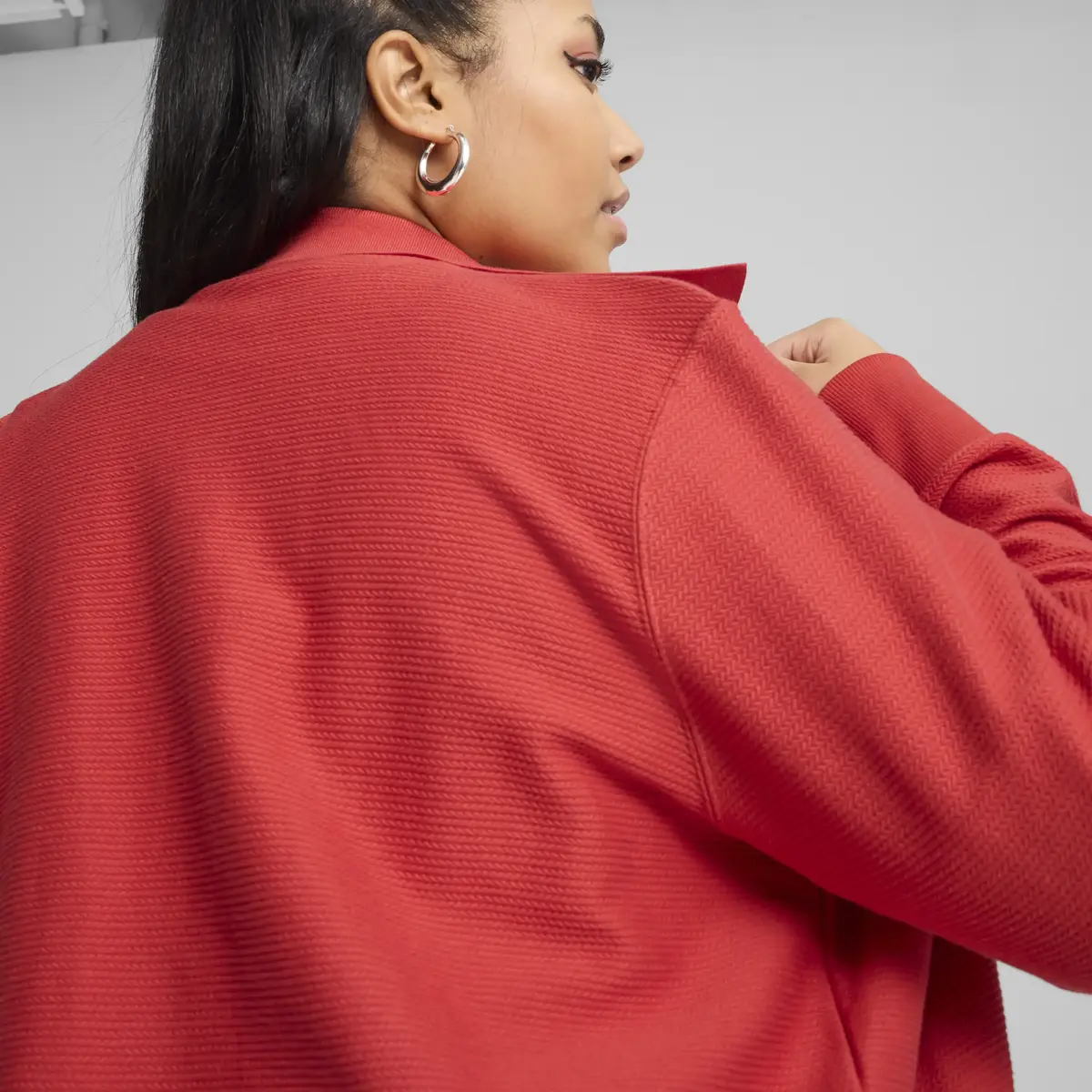 PUMA PREMIUM ESS Cardigan Kırmızı Kadın Ceket