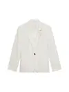 LINEN BLEND BLAZER, YAS