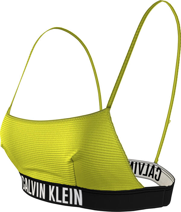 Calvin Klein BRALETTE-RP Kadın Sarı Bikini Üstü