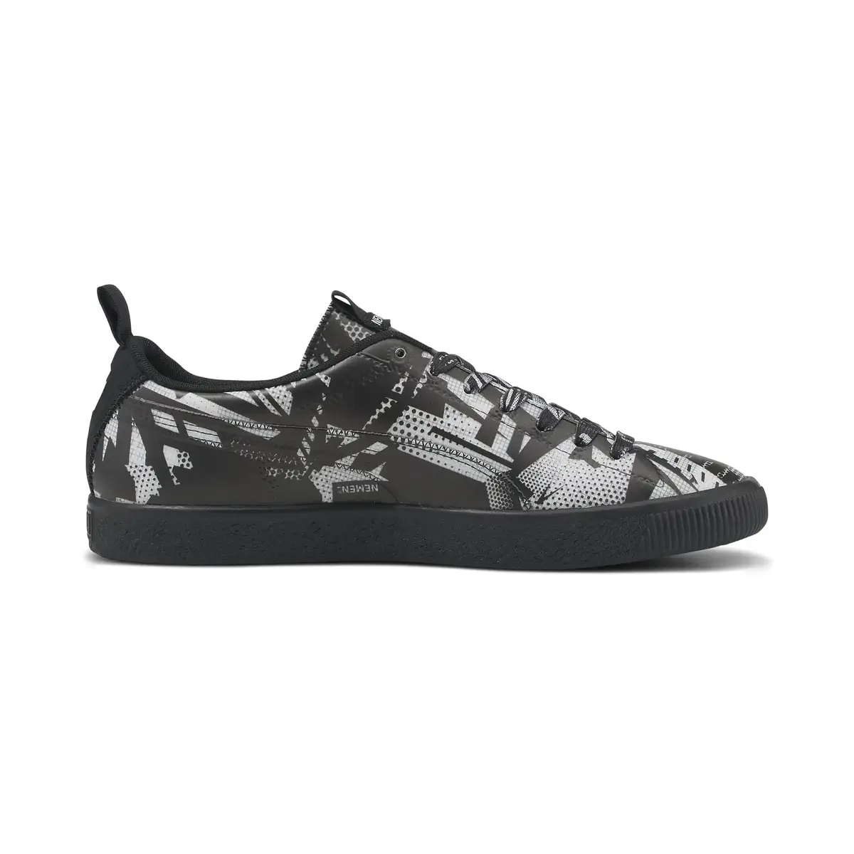 Puma Clyde Spy Camo NEMEN Siyah Erkek Günlük Spor Ayakkabı