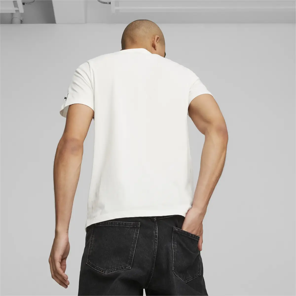 Puma Ferrari Race Hrtg  Bg Shld T Beyaz Erkek T-Shirt