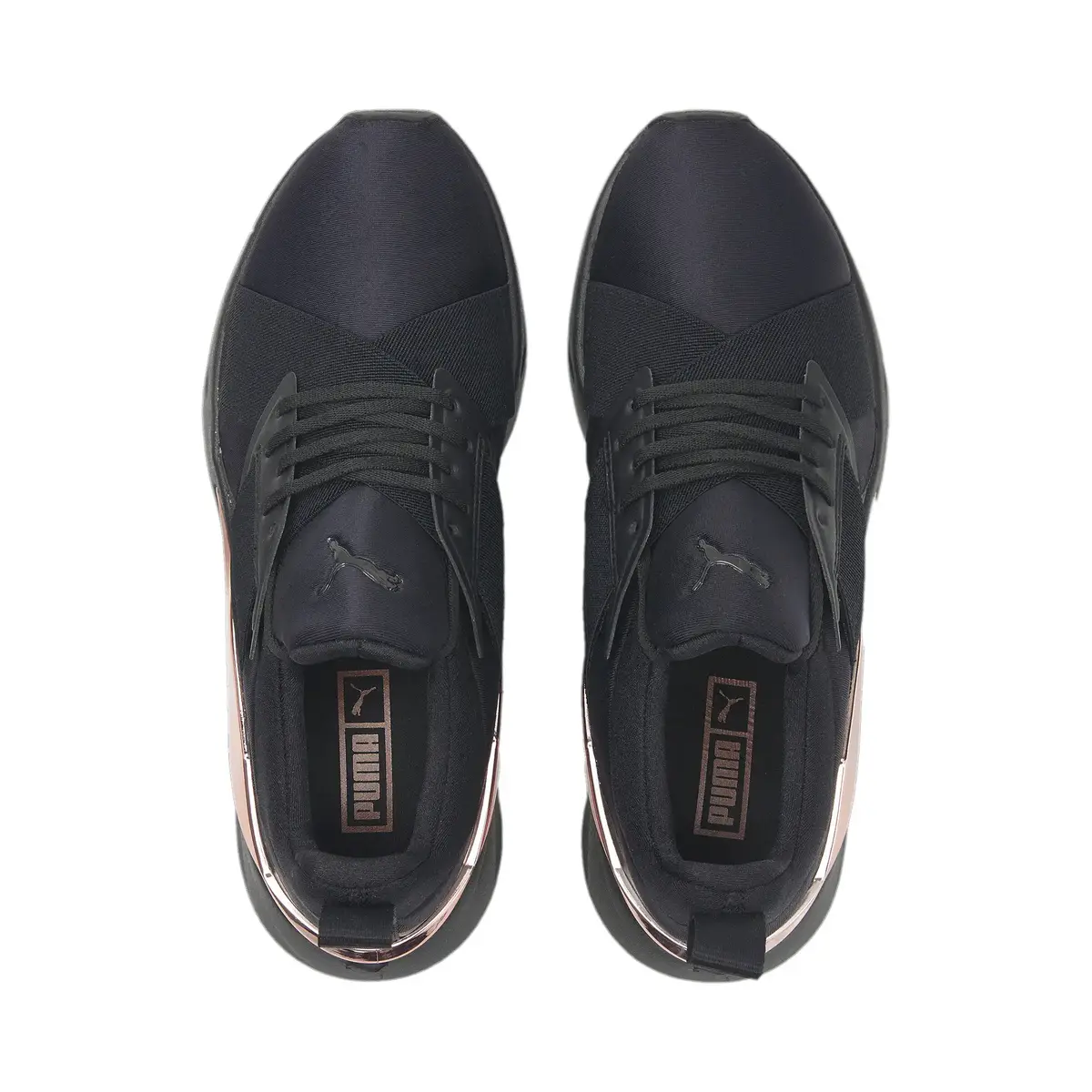 Puma Muse X5 Metal Wns Puma Black-Rose Gold Siyah Kadın Günlük Spor Ayakkabı