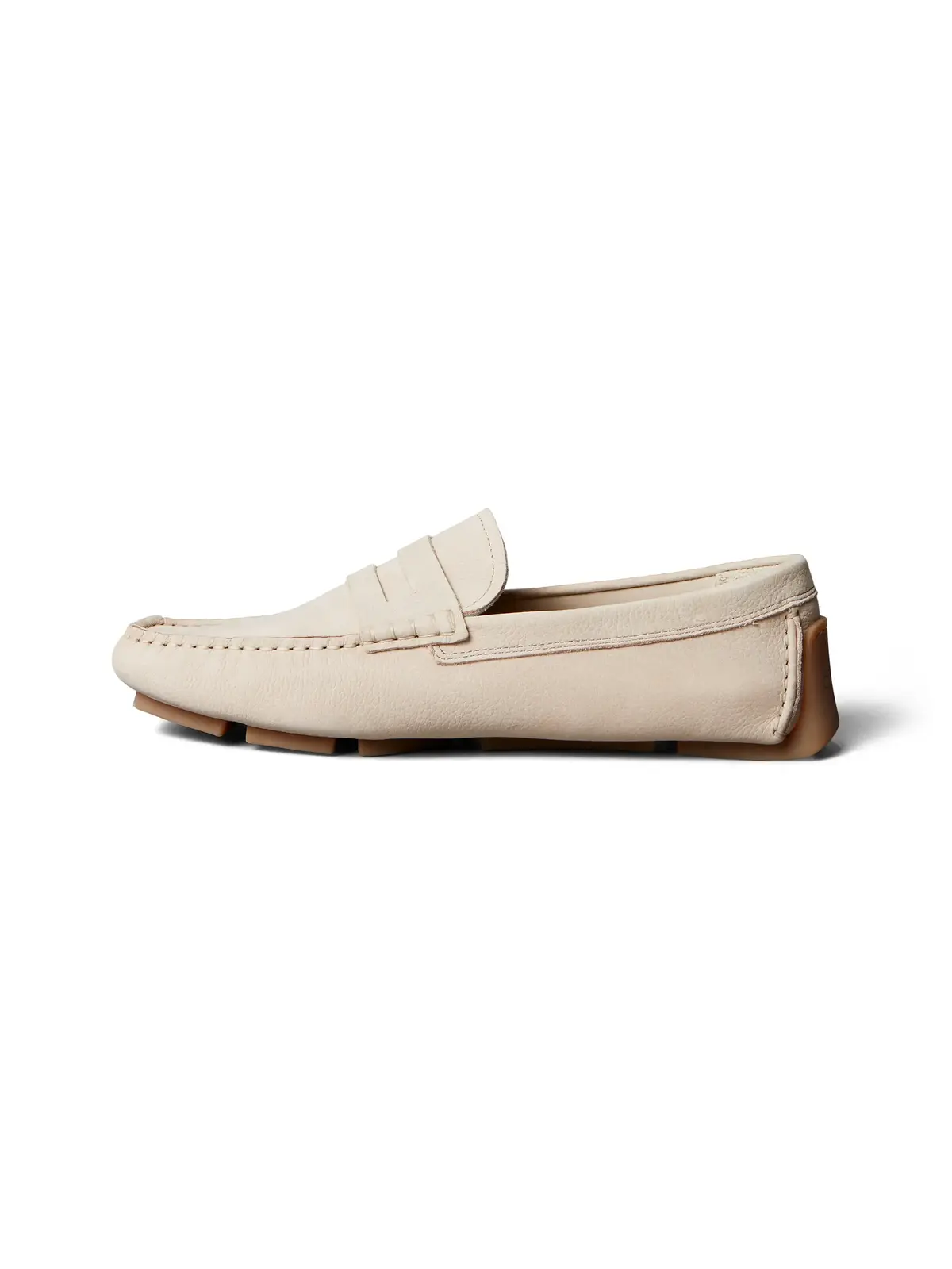 Calvin Klein DRIVER PENNY Erkek Bej LOAFER Nubuk Ayakkabı