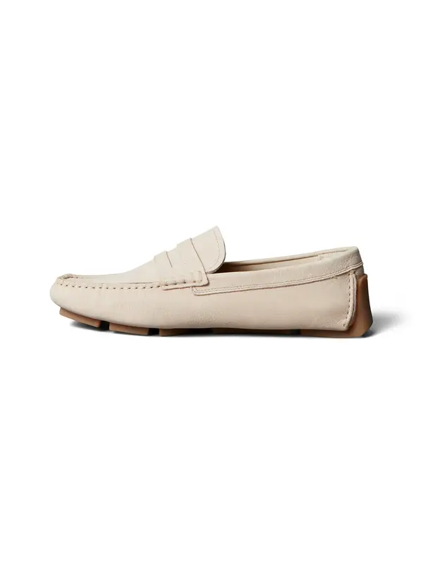 Calvin Klein DRIVER PENNY Erkek Bej LOAFER Nubuk Ayakkabı