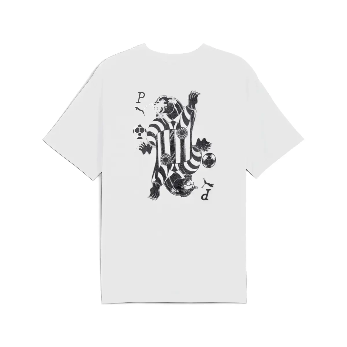 Puma GRAPHIC Card Play Tee Beyaz Erkek T-Shirt