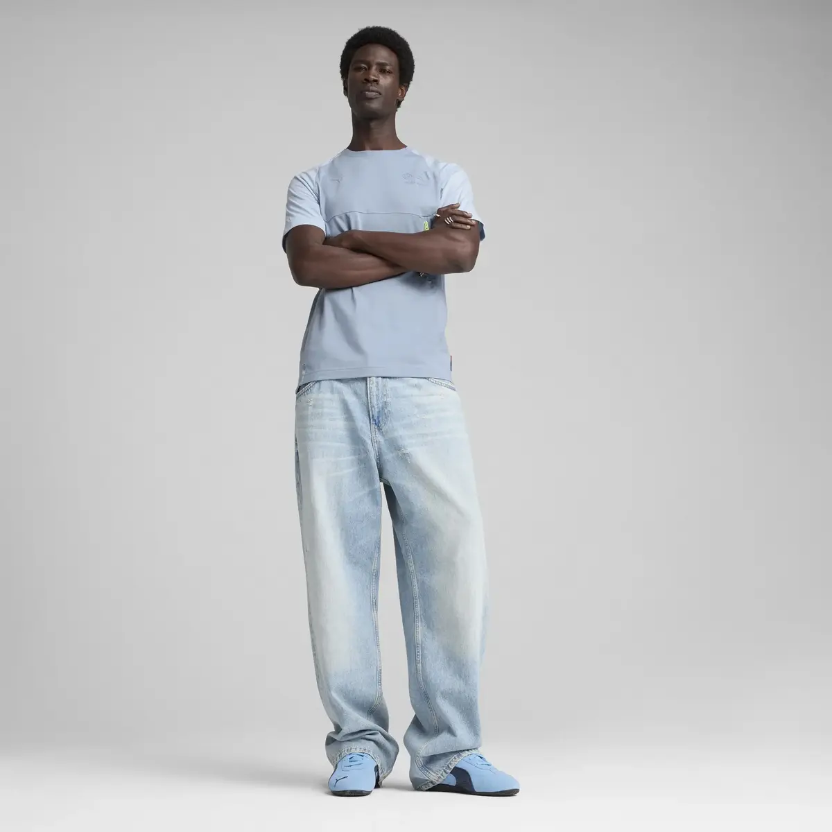 PUMA BMW MMS PUMATECH TEE Mavi Erkek T-Shirt