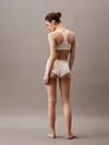 Calvin Klein BOYSHORT Beyaz Kadın Yüksek Bel Boxer Şort