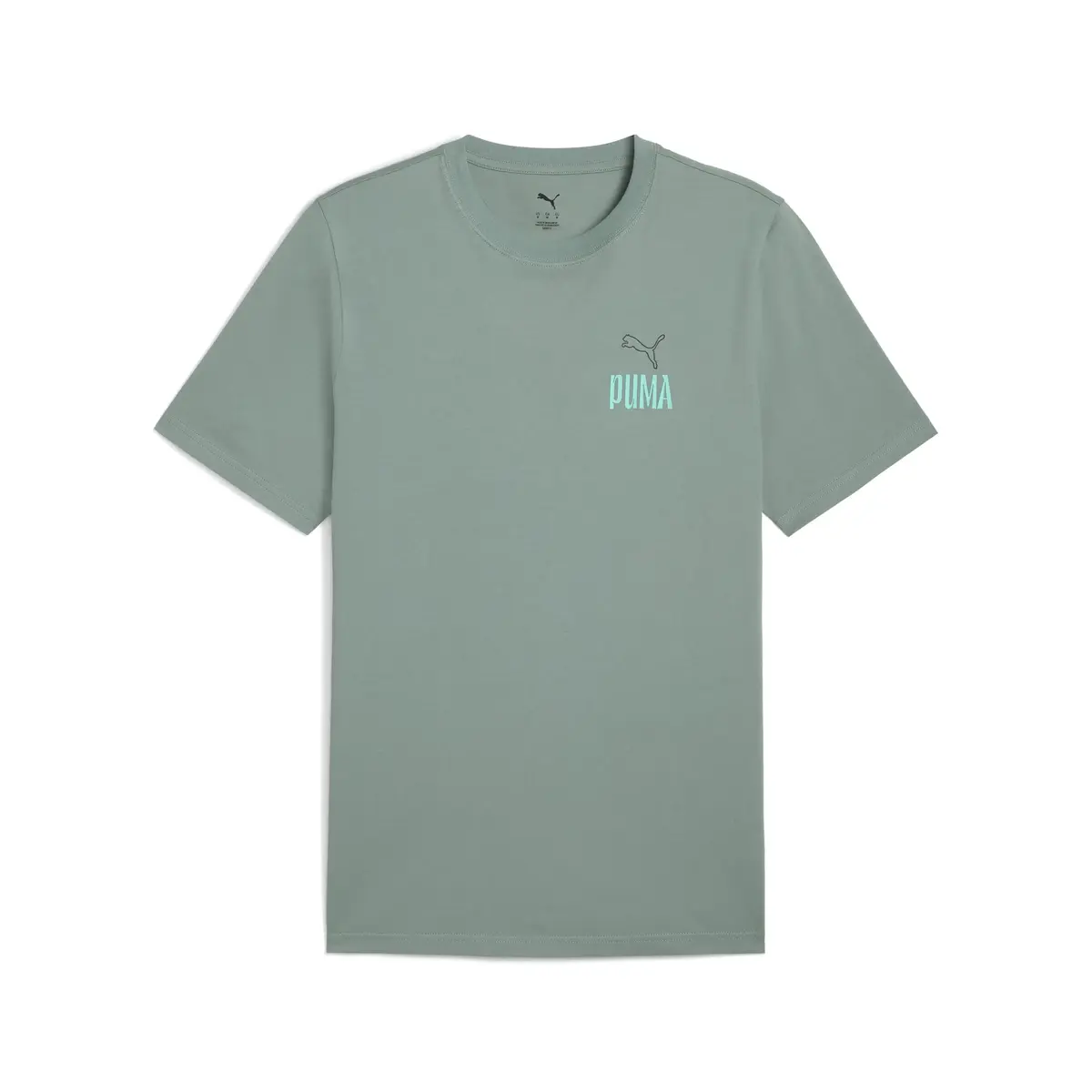 PUMA WARDROBE ESS Graphic Tee Yeşil Erkek T-Shirt