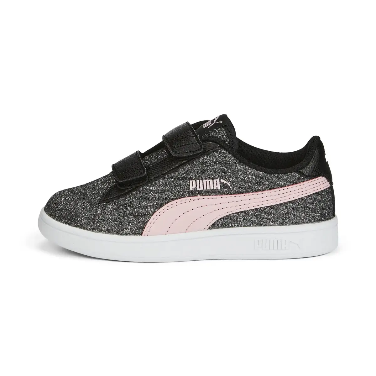 Puma Smash V2 Glitz Glam V Ps Siyah Kız Çocuk Günlük Spor Ayakkabı
