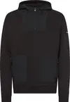 Calvin Klein TECH REPREVE COMFORT Erkek Siyah Hoodie