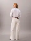 Calvin Klein LOW RISE BAGGY CHALK WHITE Beyaz Kadın Jeans Calvin Klein LOW RISE BAGGY CHALK WHITE Beyaz Kadın Jeans