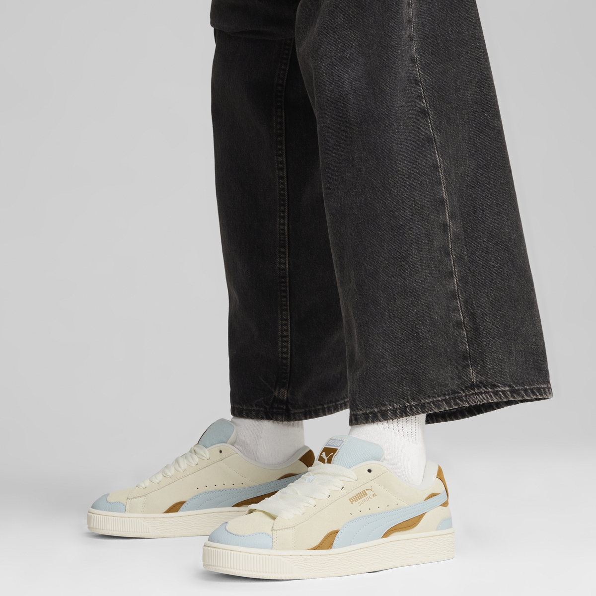 Puma Suede XL Playful Bej Unisex Günlük Spor Ayakkabı