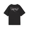 Puma W PRETTY TOUGH GRAPHIC TEE Siyah Kadın T-Shirt