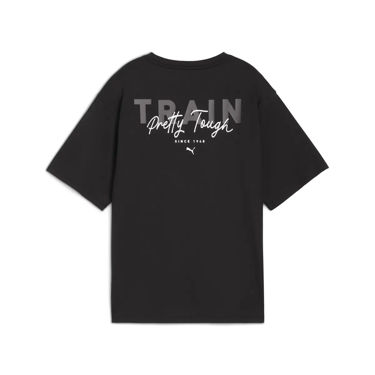Puma W PRETTY TOUGH GRAPHIC TEE Siyah Kadın T-Shirt