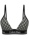 Calvin Klein TRIANGLE Üçgen Logolu Kadın Bikini Üstü