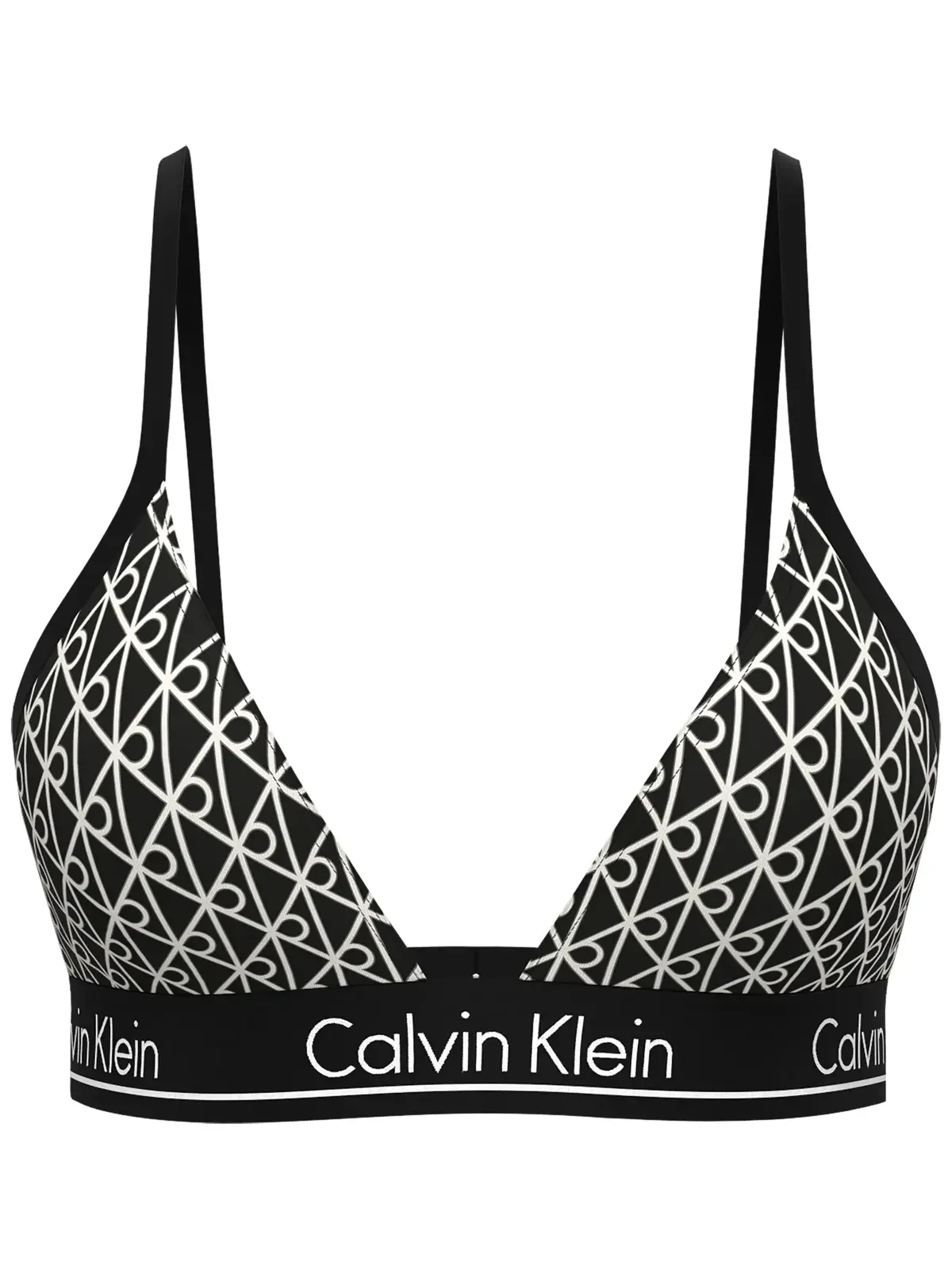 Calvin Klein TRIANGLE Üçgen Logolu Kadın Bikini Üstü