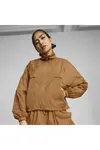 Puma Infuse Woven Track Jacket Camel Kadın Fermuarlı Sweatshirt