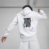 Puma X PLAYSTATION Graphic Hoodie DK Açık Gri Erkek Sweatshirt