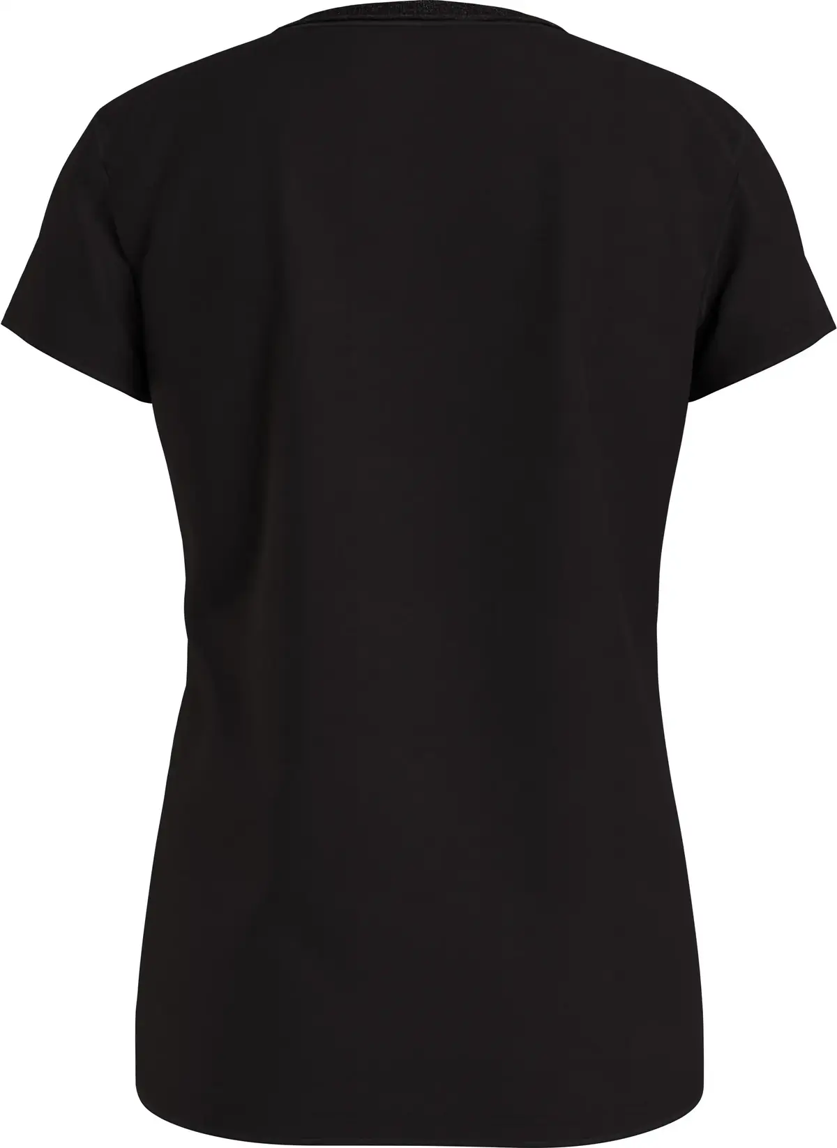 Calvin Klein MONOGRAM OFF PLACED Kadın Siyah T-Shirt