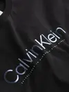 Calvin Klein SATIN BONDED LOGO T-, BEH Siyah Erkek T-Shirt & Polo