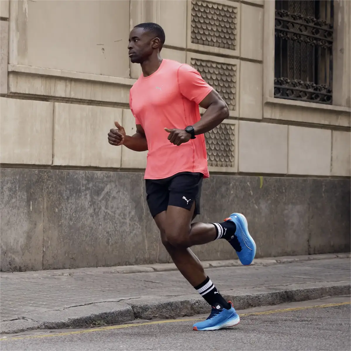 Puma ForeverRun Nitro Mavi Erkek Koşu Ayakkabısı
