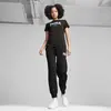 Puma SQUAD Graphic Tee Siyah Kadın T-Shirt