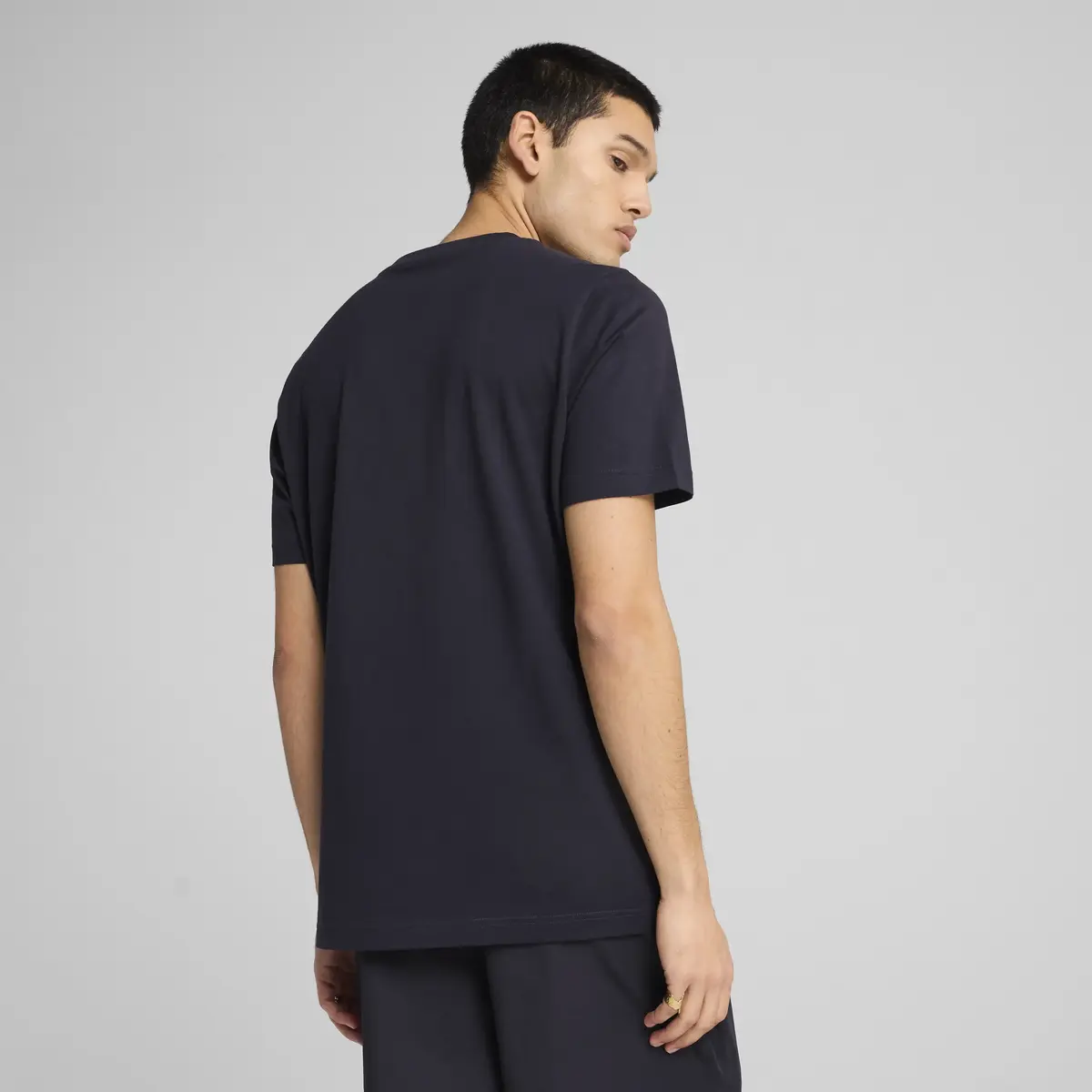 Puma ESS No. 1 Logo Tee Siyah Erkek T-Shirt & Polo