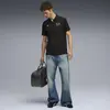 Puma BMW MMS JAQUARD POLO Siyah Erkek Polo T-Shirt