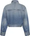Calvin Klein WORKWEAR JACKET CK SANDED BLUE Kadın Mavi Kot Ceket