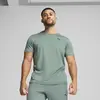 PUMA M TAD ESS SOLID CAT TEE LC Yeşil Erkek T-Shirt