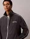 Calvin Klein LS CRINKLE STAND COLLAR TRACK JA Antrasit Erkek Ceket