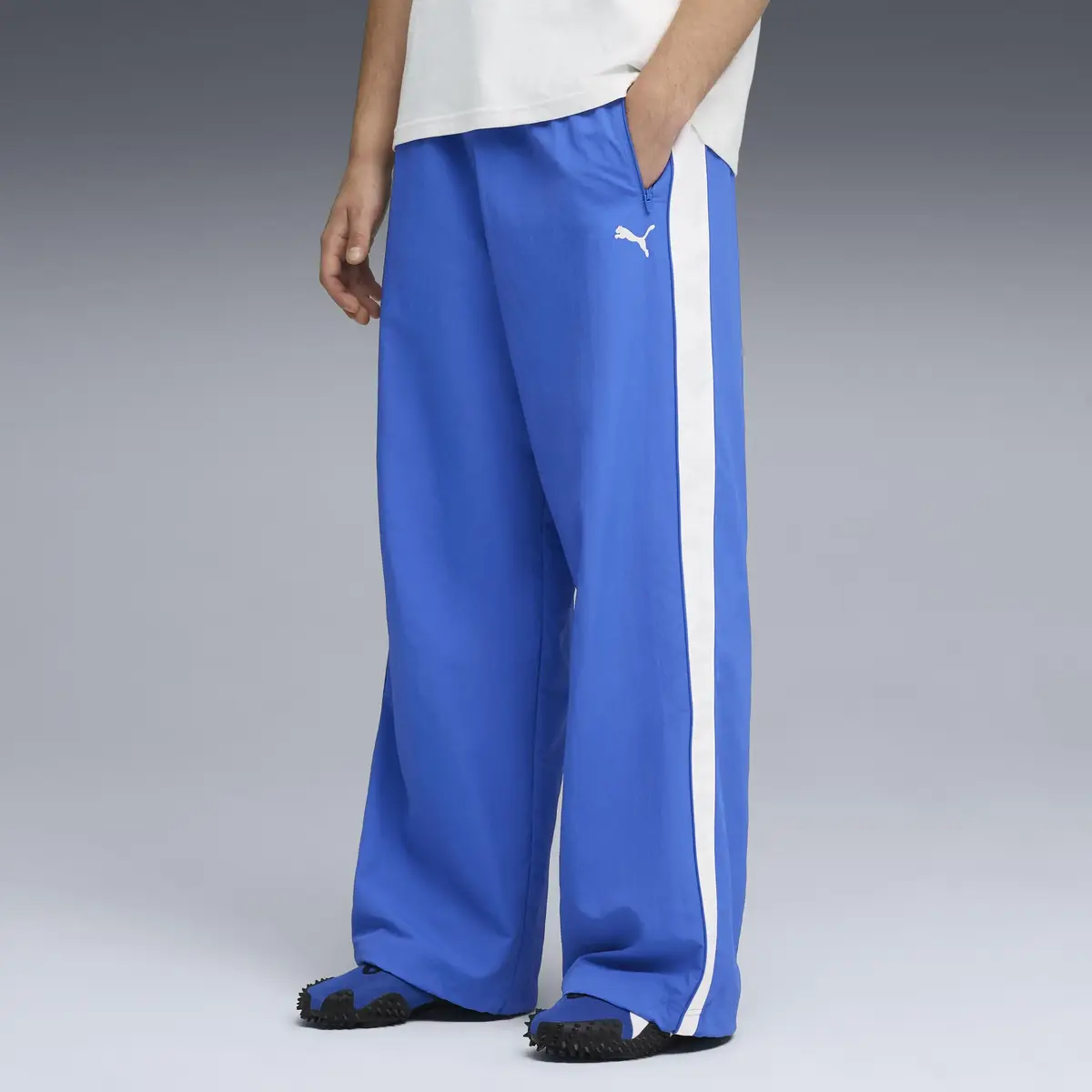 Puma T7 Oversized Track Pants Mavi Erkek Eşofman Altı