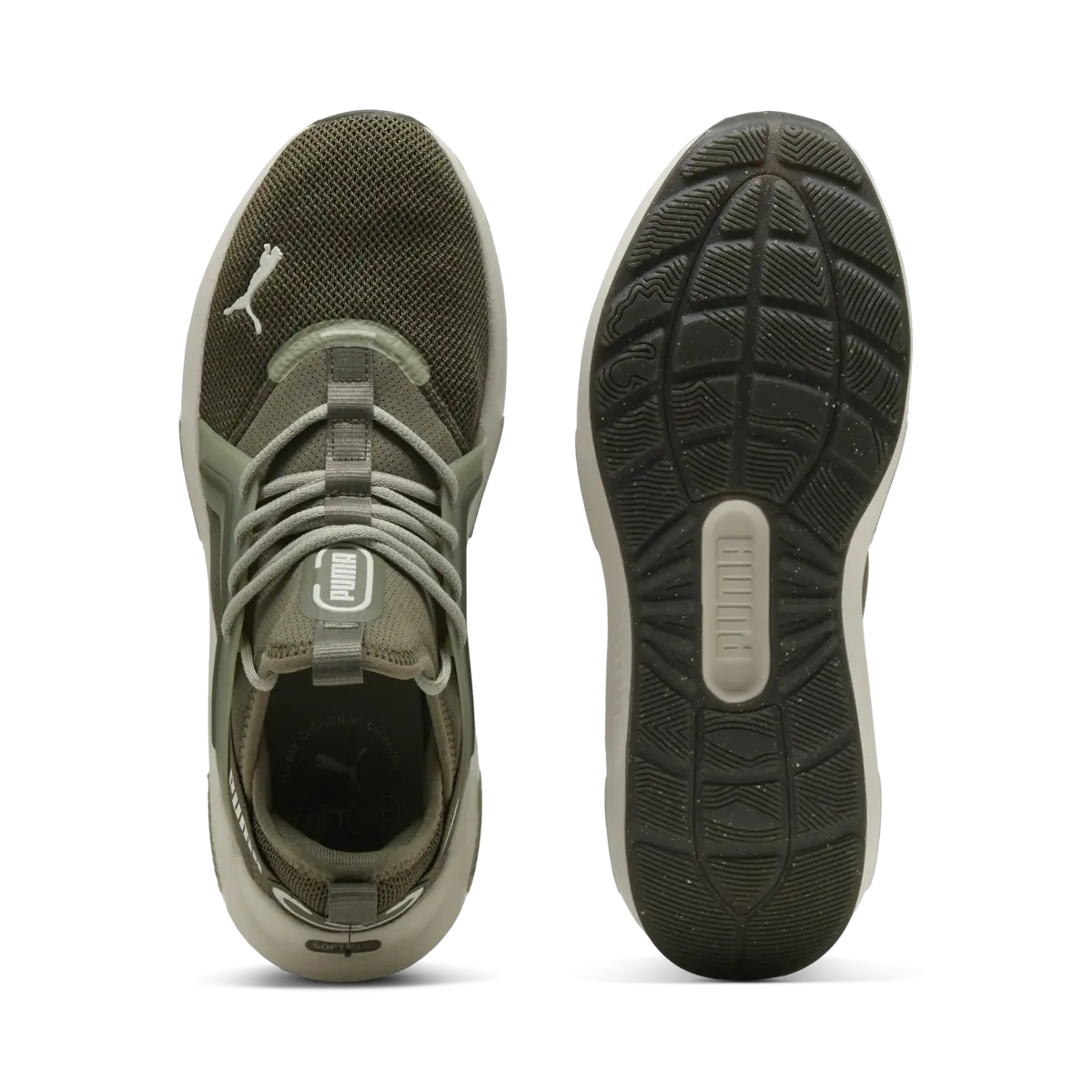 Puma Softride Enzo 5 Yeşil Unisex Yürüyüş ve Koşu Ayakkabısı