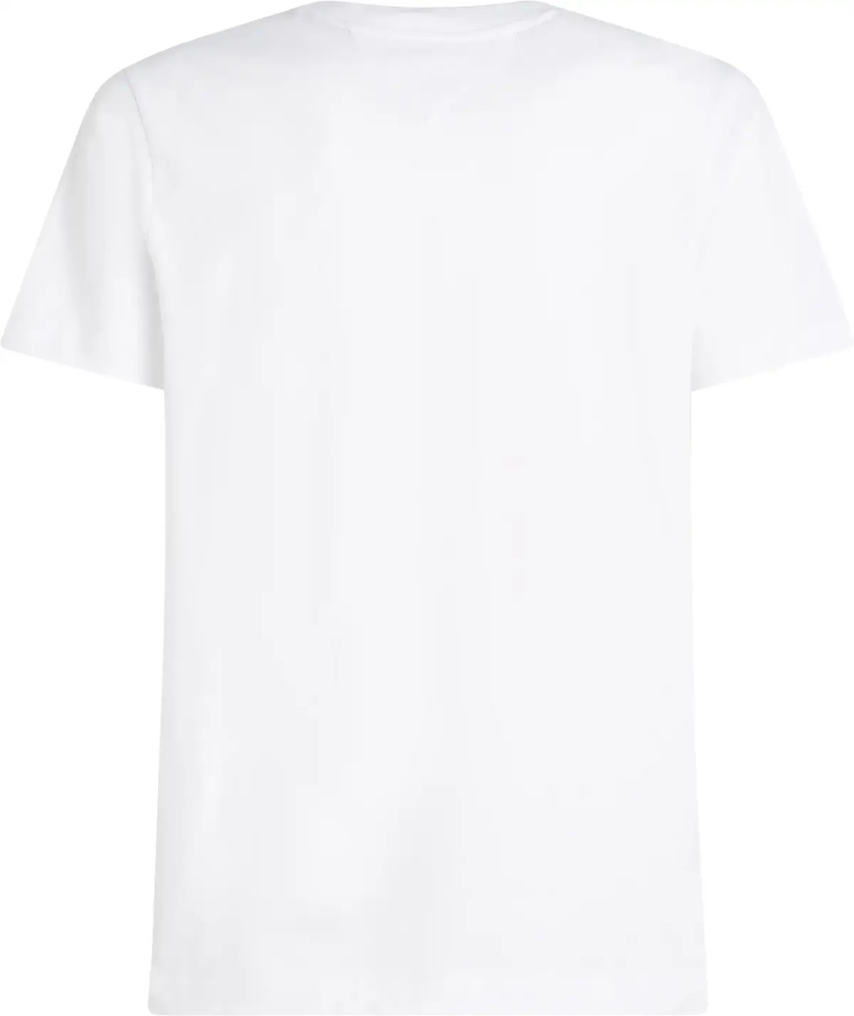 Tommy Hilfiger HILFIGER COLOUR CRES, YBR Beyaz Erkek T-Shirt & Polo