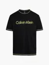 Calvin Klein S/S CREW NECK Erkek Siyah T-Shirt