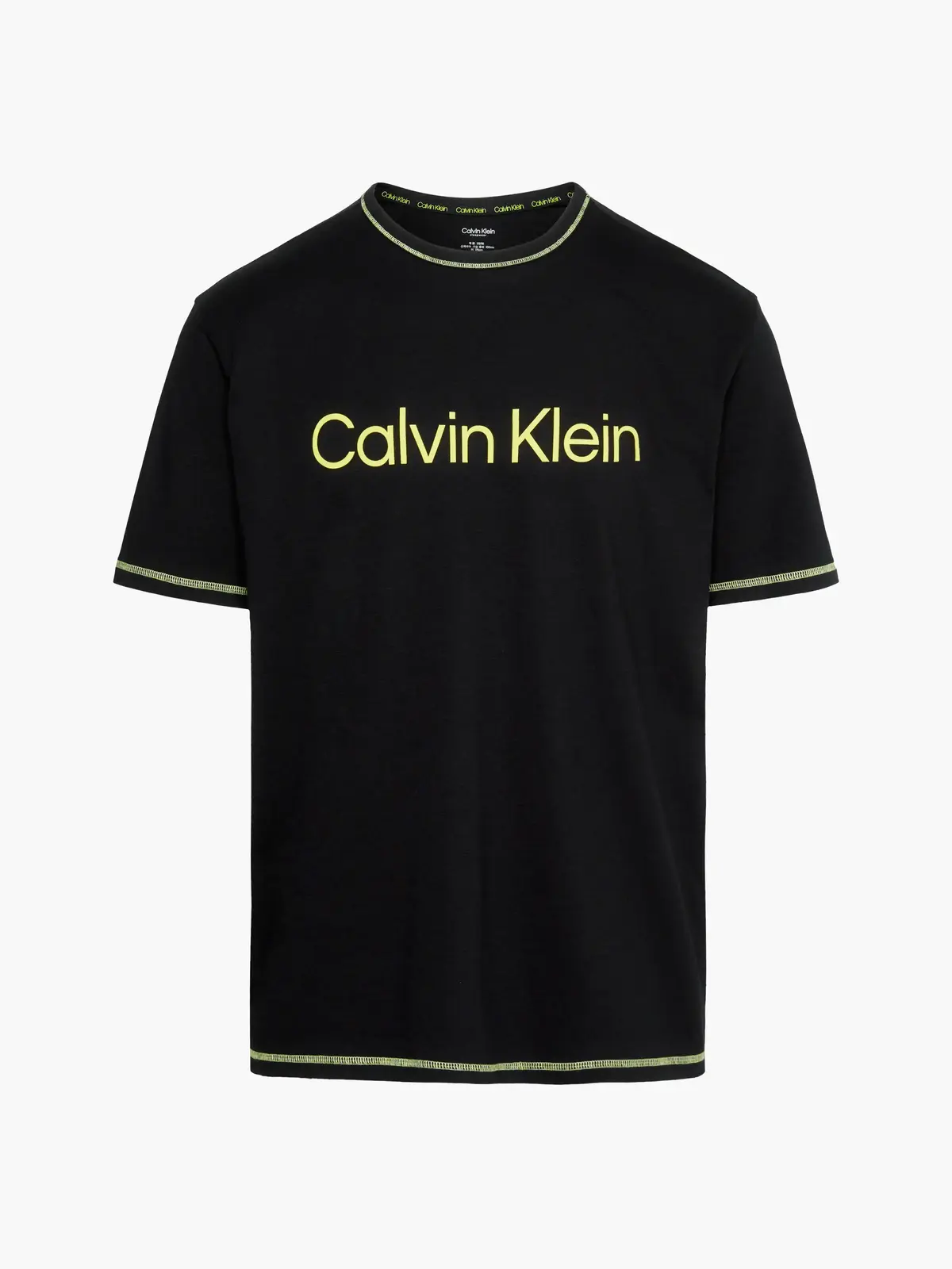 Calvin Klein S/S CREW NECK Erkek Siyah T-Shirt