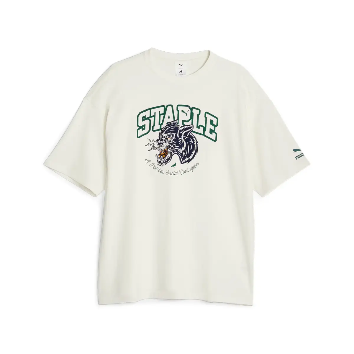 PUMA X STAPLE Graphic Tee Beyaz Erkek T-Shirt