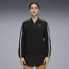 Puma W FLORAL RIBBON WOVEN FZ Siyah Kadın Fermuarlı Ceket