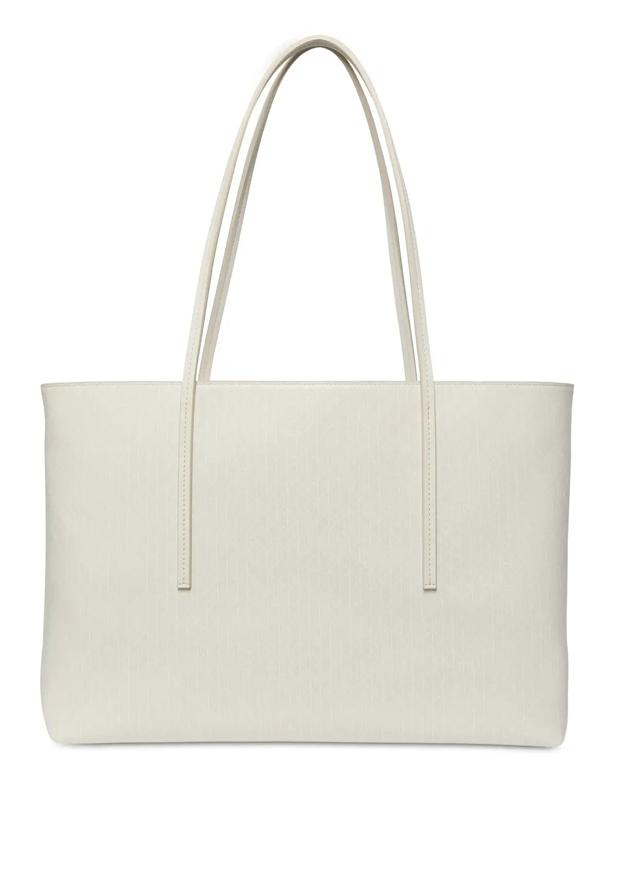 Calvin Klein EMBLEM AOP TOTE Beyaz Tote Çanta