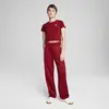 Puma ICONIC T7 Baby Tee Bordo Kadın T-Shirt