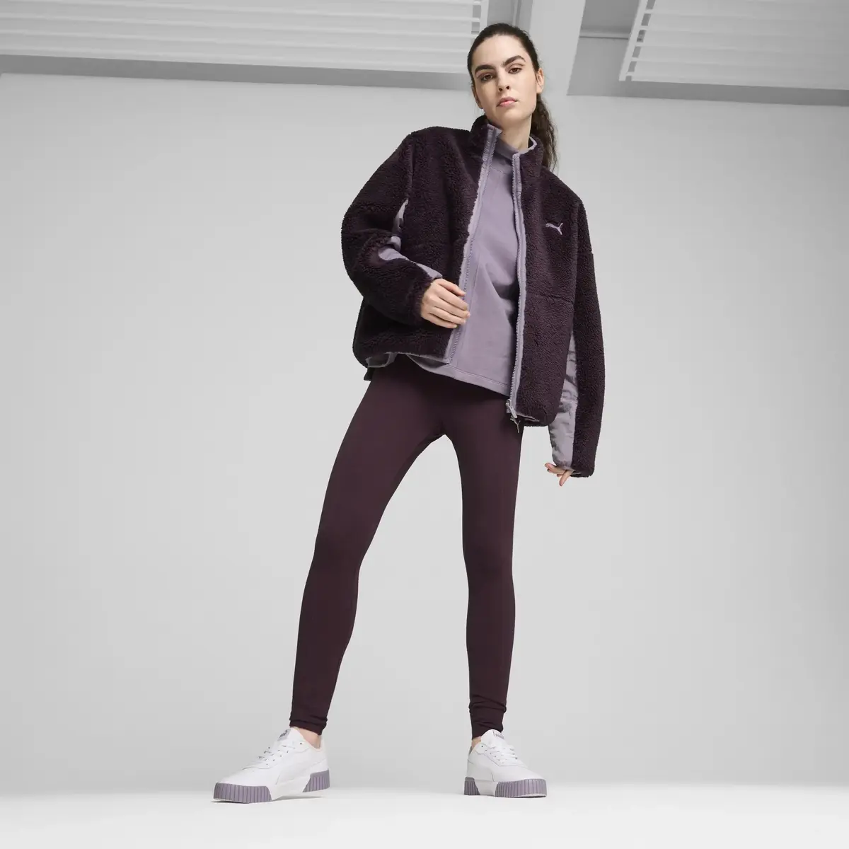Puma Reversible Sherpa Jacket Siyah Kadın Şişme Mont