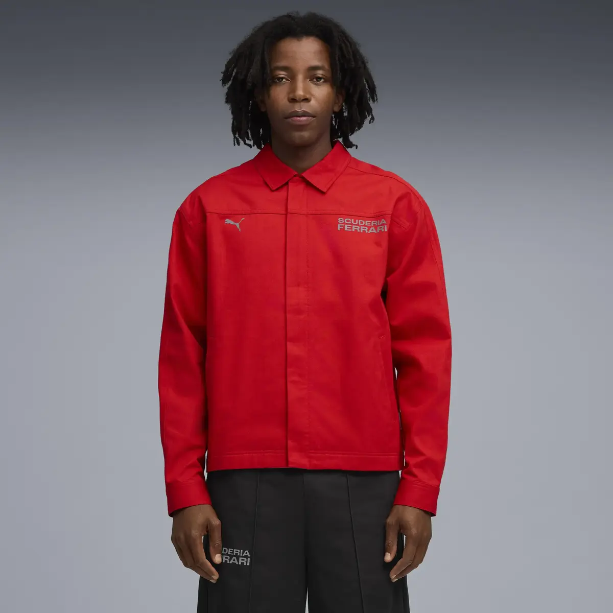 Puma Ferrari Lifestyle Jacket Kırmızı Erkek Fermuarlı Ceket