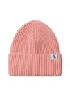 Calvin Klein MONOGRAM RIB BEANIE Pembe Çocuk Bere