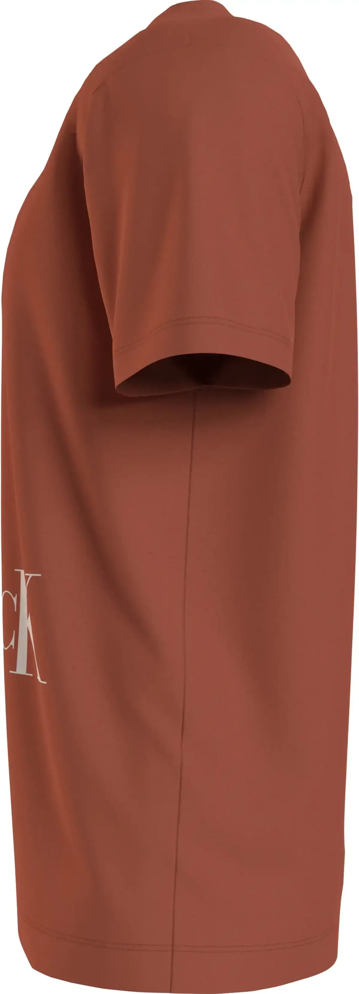 Calvin Klein COLOR MONOGRAM GRAPH Erkek Kahverengi T-Shirt
