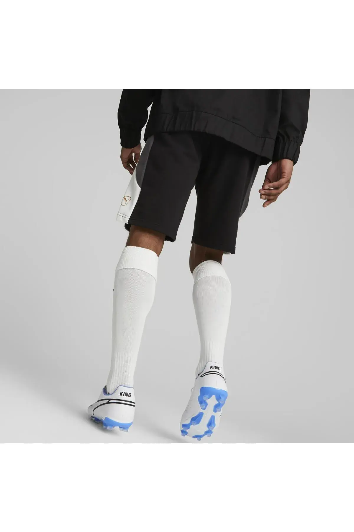 KING Top Sweat Shorts Siyah Erkek Şort
