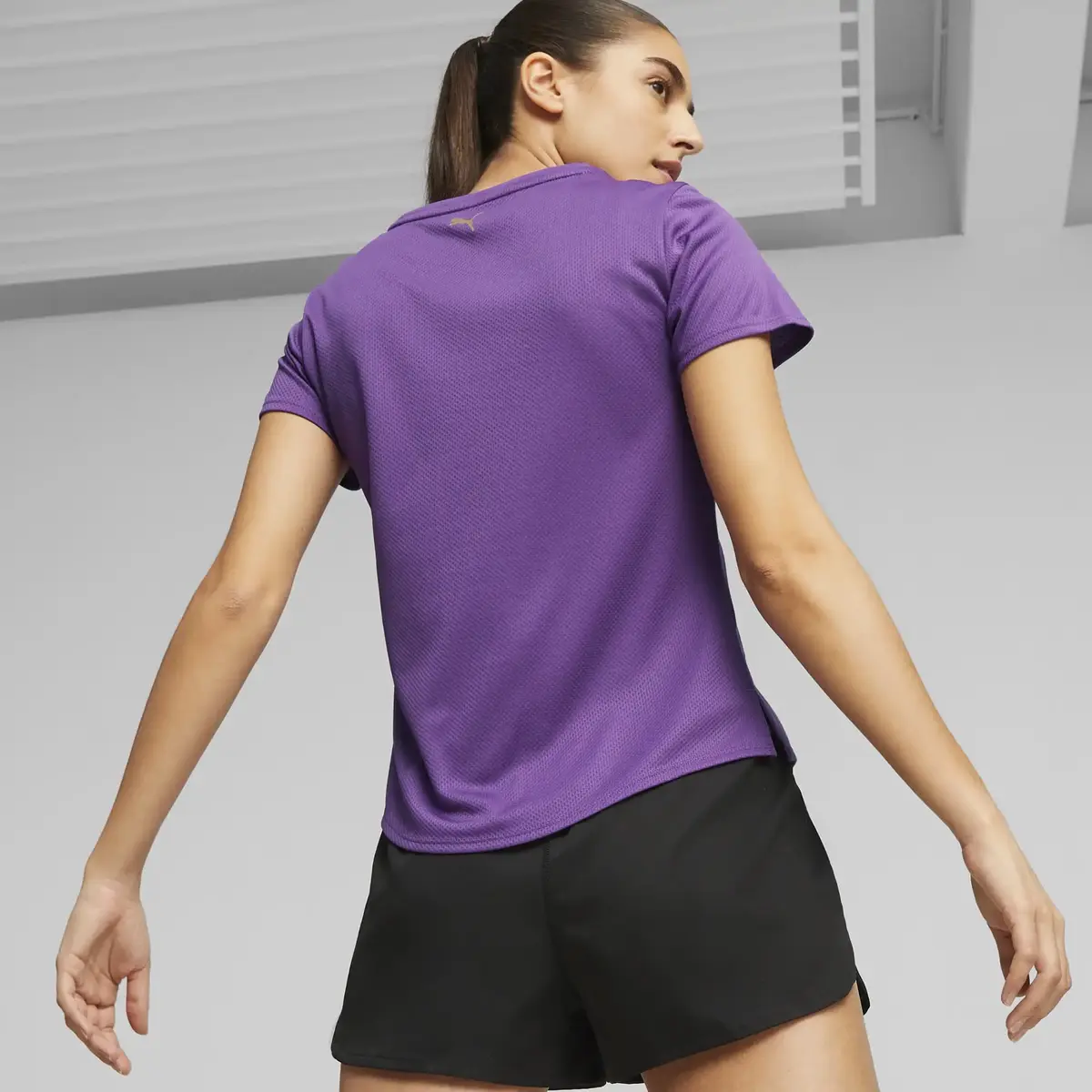 Puma FIT ULTRABREATHE TEE Mor Kadın T-Shirt & Polo