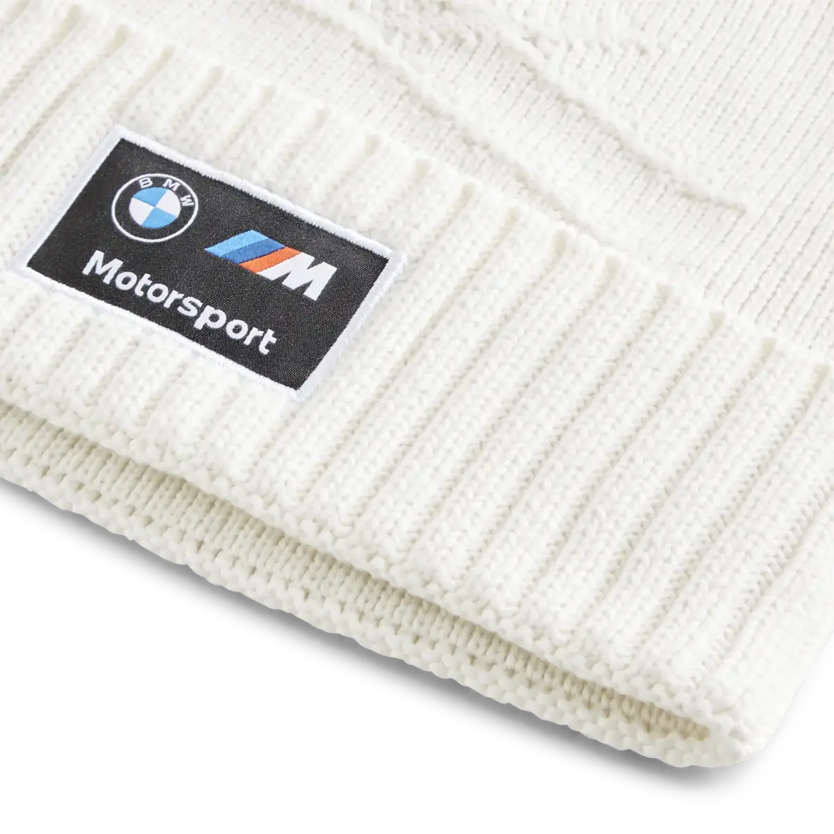 Puma BMW MMS Classic Cuff Beanie Beyaz Erkek Eldiven-Atkı-Bere