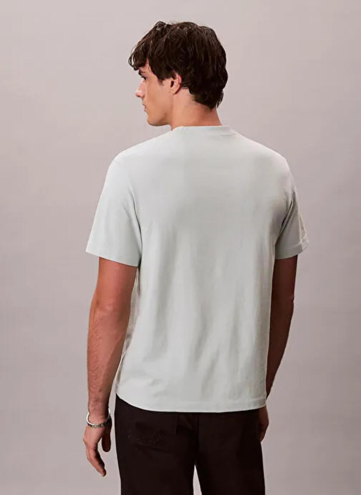 Calvin Klein SS EASY MONOGRAM TEE, 3Q0, M Yeşil Erkek T-Shirt